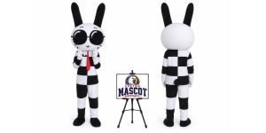 Cartoon Rabbit Mascot Costume for Easter Events Cartoon Rabbit Mascot Costume for Easter Events