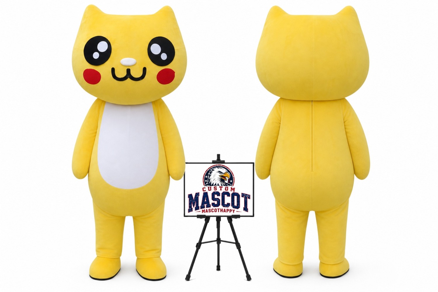 Cartoon Cat Mascot Costume Cartoon Cat Mascot Costume
