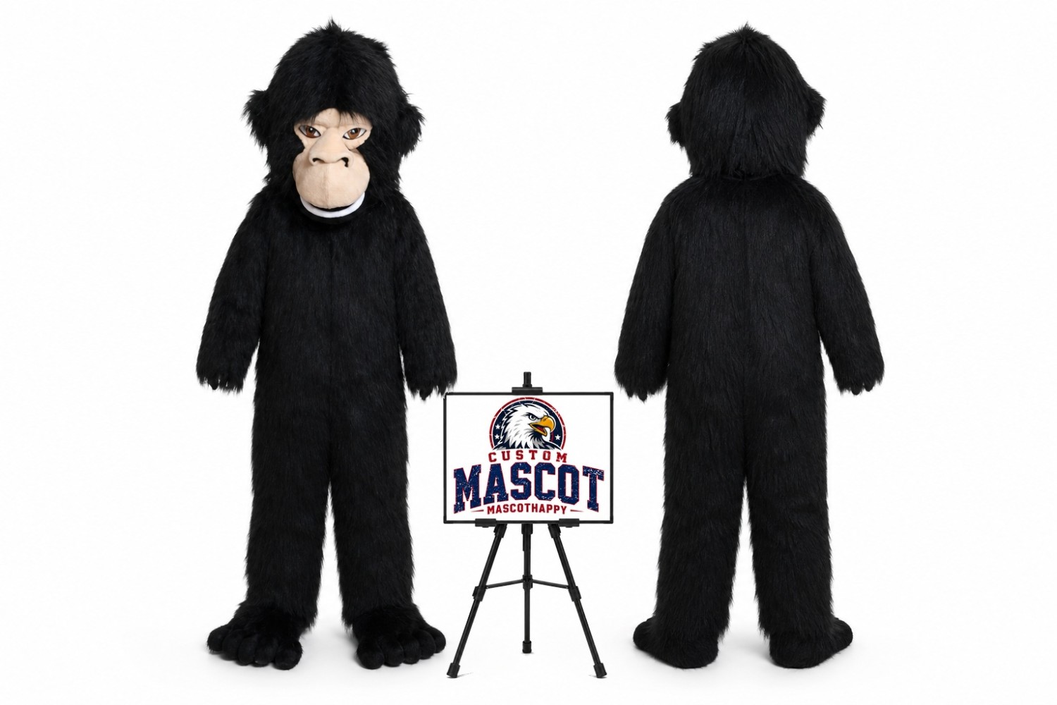 Cartoon Chimpanzee Plush Mascot Costume Cartoon Chimpanzee Plush Mascot Costume