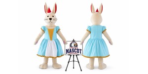 Blue Cartoon Cosplay Christmas Kangaroo Mascot Costume for Christmas Events Blue Cartoon Cosplay Christmas Kangaroo Mascot Costume for Christmas Events