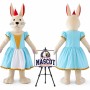 Cartoon Christmas Kangaroo Mascot Costume for Christmas Events