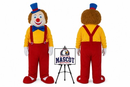 Cartoon Clown Mascot Costume for Parties