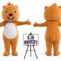 Cartoon Field Mouse Mascot Costume