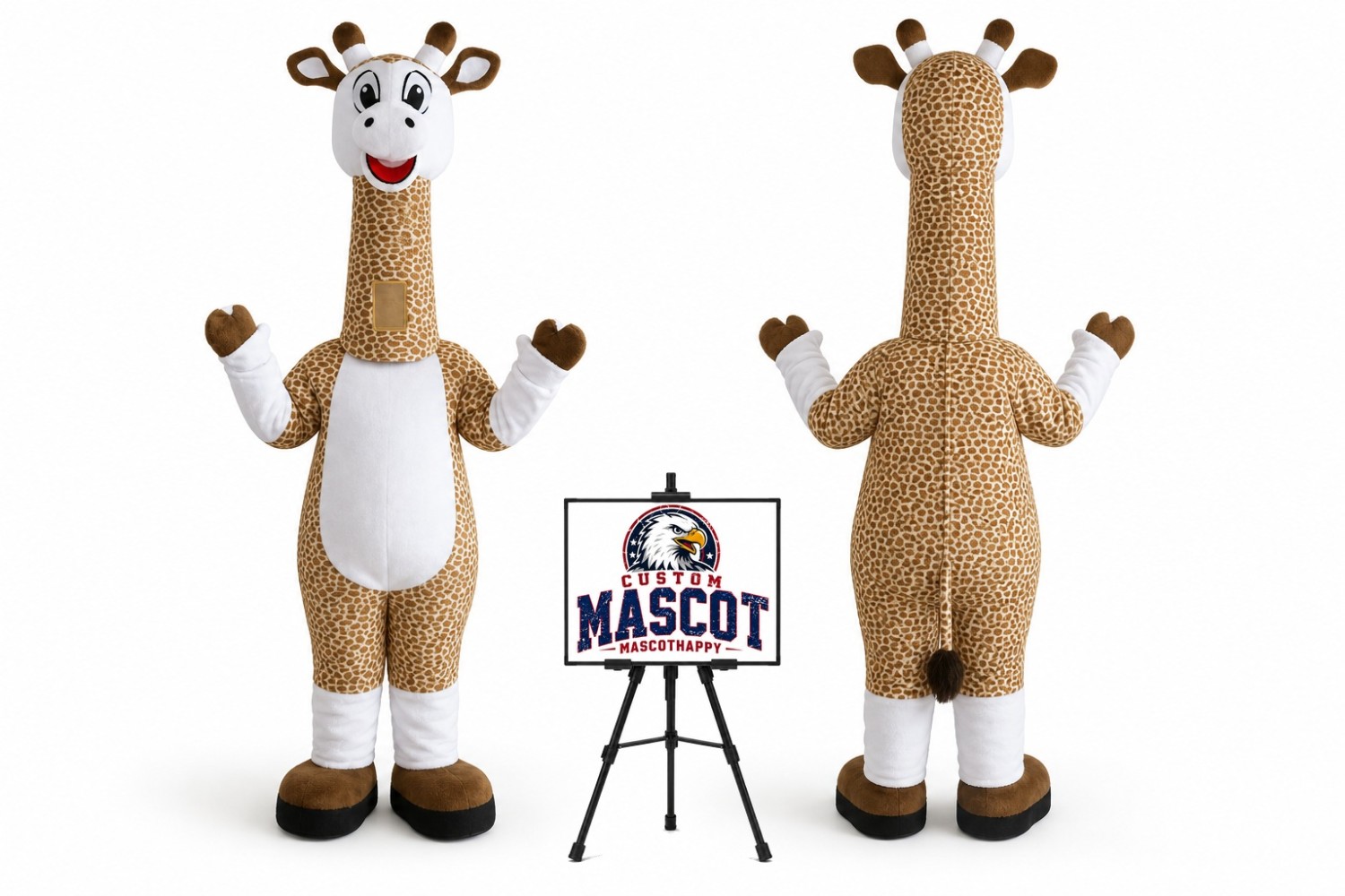 Cartoon Giraffe Mascot Costume Cartoon Giraffe Mascot Costume