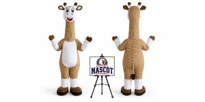 Cartoon Giraffe Mascot Costume Cartoon Giraffe Mascot Costume