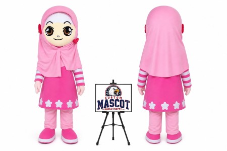 Cartoon Girl Mascot Costume