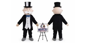 Cartoon Grandfather Mascot Costume Cartoon Grandfather Mascot Costume