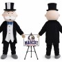 Cartoon Grandfather Mascot Costume