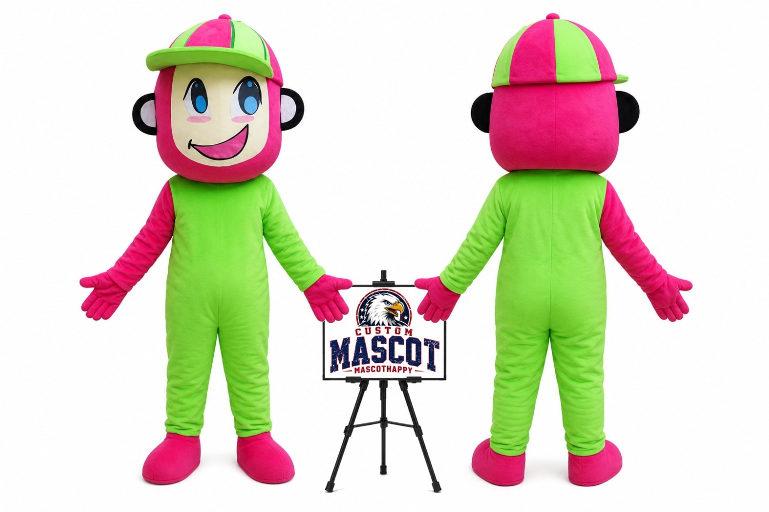 Cartoon Hat Monkey Mascot Costume Cartoon Hat Monkey Mascot Costume