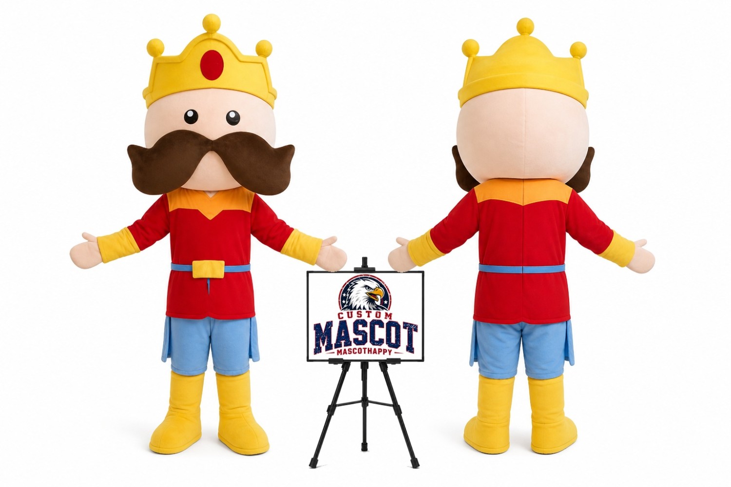Cartoon King Mascot Costume Cartoon King Mascot Costume