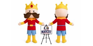 Cartoon King Mascot Costume Cartoon King Mascot Costume