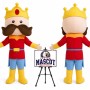 Cartoon King Mascot Costume