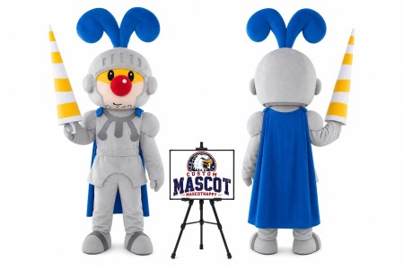 Cartoon Knight Mascot Costume