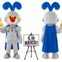Cartoon Knight Mascot Costume