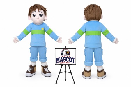 Cartoon Little Boy Mascot Costume