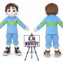 Cartoon Little Boy Mascot Costume