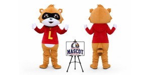 Cartoon Little Raccoon Mascot Costume Cartoon Little Raccoon Mascot Costume