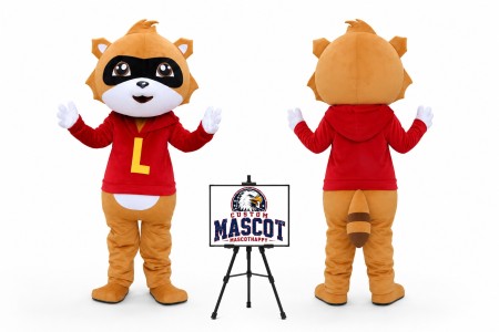 Cartoon Little Raccoon Mascot Costume