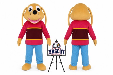 Cartoon Long-Eared Dog Mascot Costume