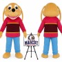 Cartoon Long-Eared Dog Mascot Costume