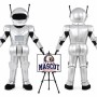 Cartoon Metal Robot Mascot Costume