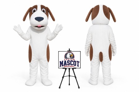 Cartoon Plush Dog Mascot Costume
