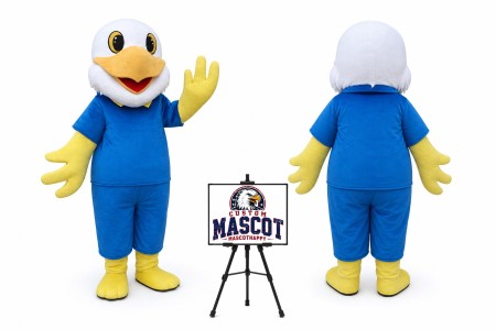 Cartoon Plush Eagle Mascot Costume