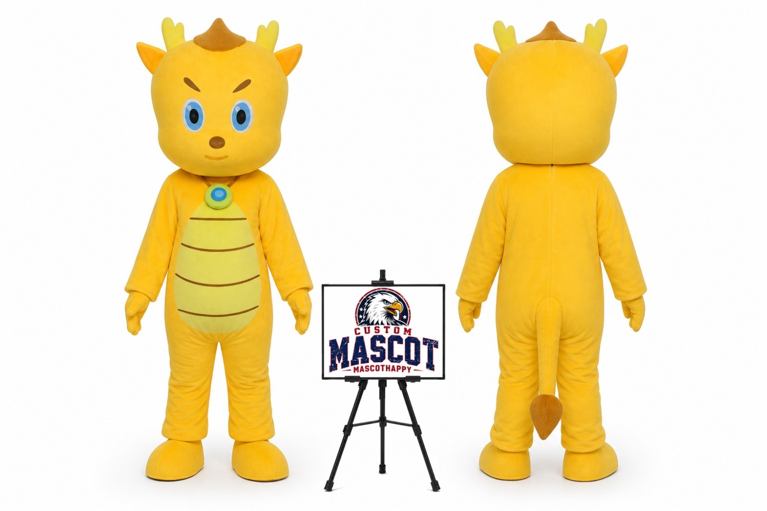 Cartoon Plush Little Dragon Mascot Costume Cartoon Plush Little Dragon Mascot Costume