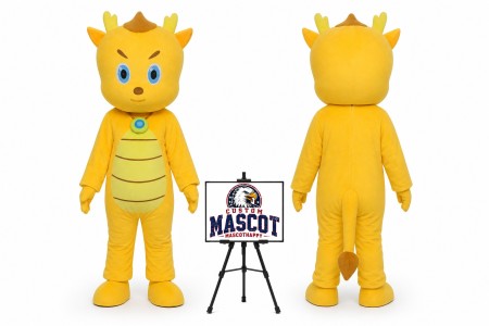 Cartoon Plush Little Dragon Mascot Costume
