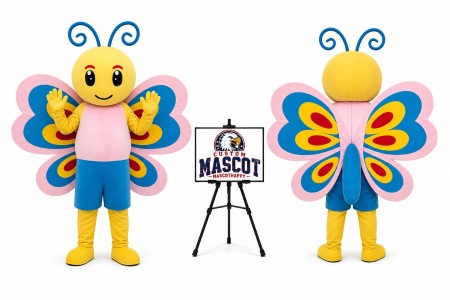 Adult Butterfly Mascot Costume