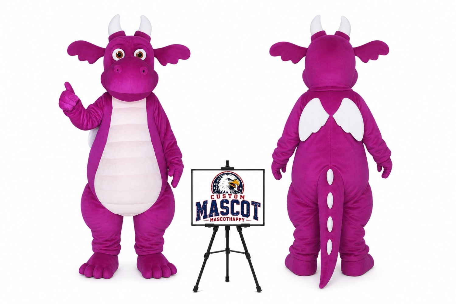 Cartoon Plush Pterosaur Dinosaur Mascot Costume Cartoon Plush Pterosaur Dinosaur Mascot Costume