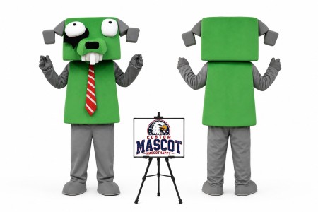 Cartoon Plush Robot Dog Mascot Costume