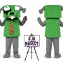 Cartoon Plush Robot Dog Mascot Costume