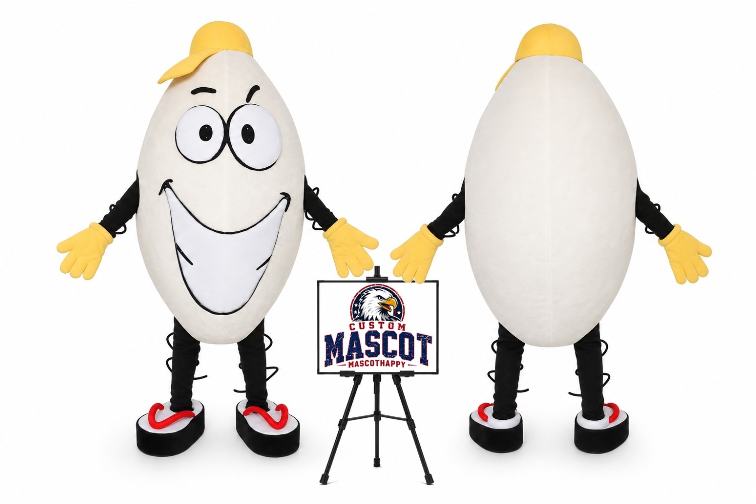 Cartoon Rice Mascot Costume Cartoon Rice Mascot Costume