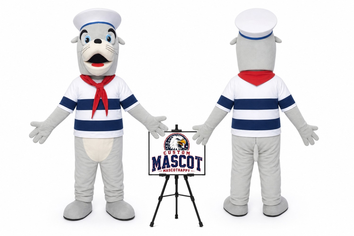Cartoon Sea Lion Seal Mascot Costume Cartoon Sea Lion Seal Mascot Costume