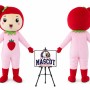 Cartoon Strawberry Mascot Costume