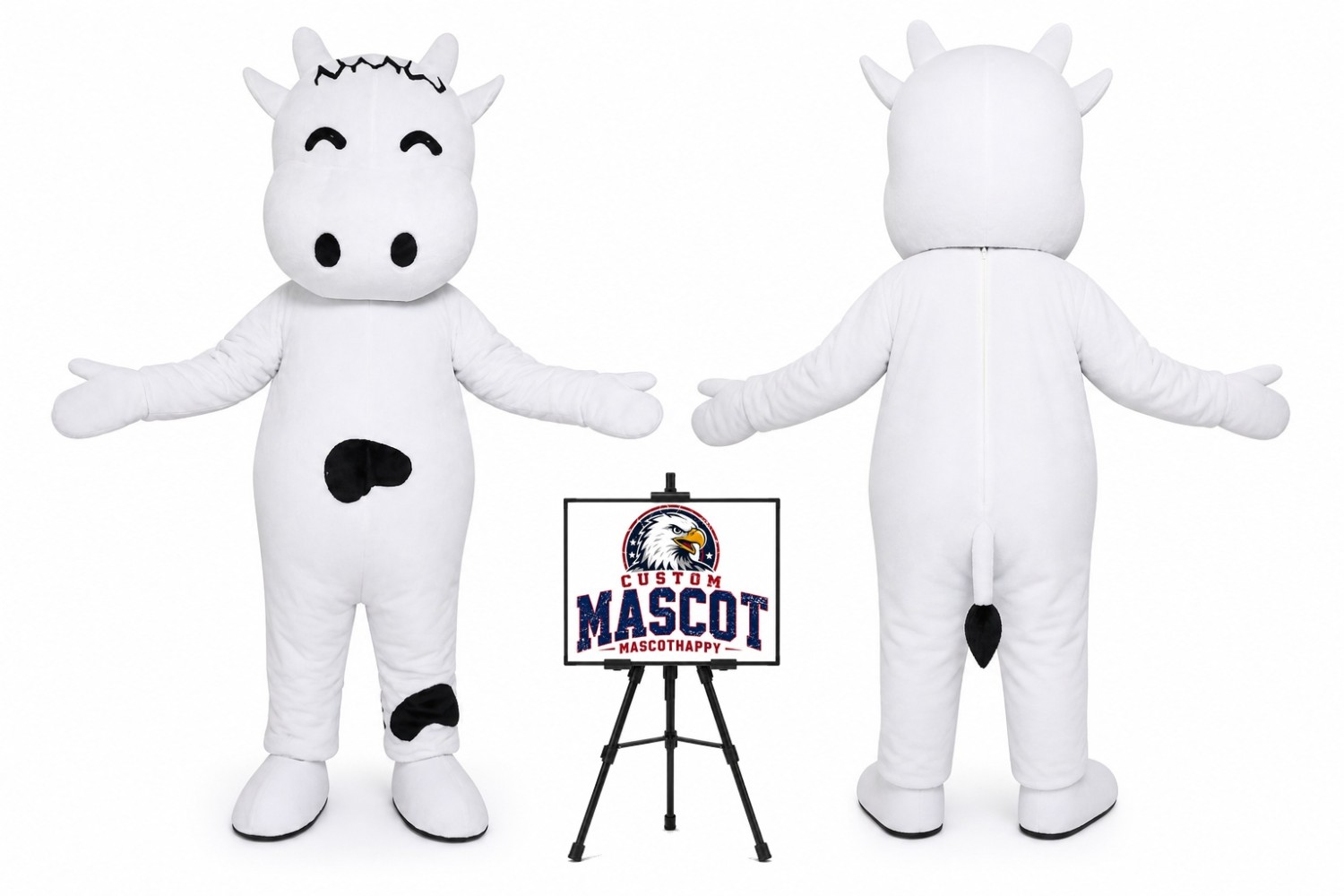 Cartoon Cow Mascot Costume Cartoon Cow Mascot Costume