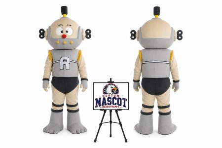 Cartoon Exhibition Robot Mascot Costume