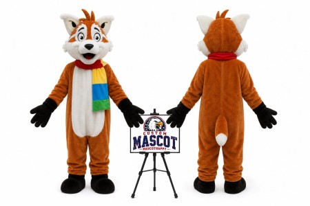 Cartoon Fox Mascot Costume
