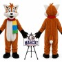 Cartoon Fox Mascot Costume