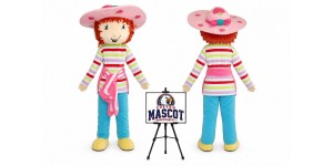 Cartoon Fruit Strawberry Girl Mascot Costume Cartoon Fruit Strawberry Girl Mascot Costume