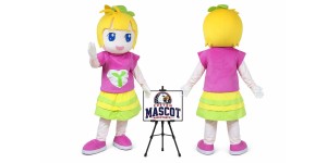 Cartoon Fruit Girl Mascot Costume Cartoon Fruit Girl Mascot Costume