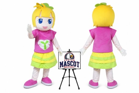 Cartoon Fruit Girl Mascot Costume