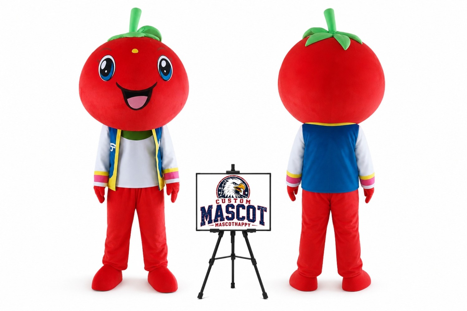 Cartoon Fruit Tomato Mascot Costume Cartoon Fruit Tomato Mascot Costume