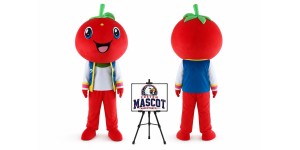 Cartoon Fruit Tomato Mascot Costume Cartoon Fruit Tomato Mascot Costume