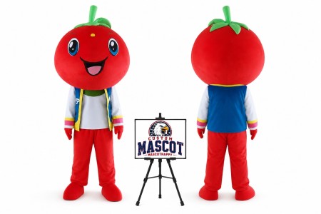 Cartoon Fruit Tomato Mascot Costume