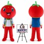 Cartoon Fruit Tomato Mascot Costume