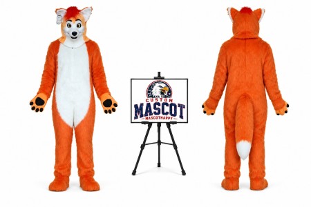 Animal Fox Wolf Fursuit Mascot Costume