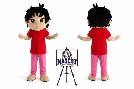 Cartoon Girl Mascot Costume