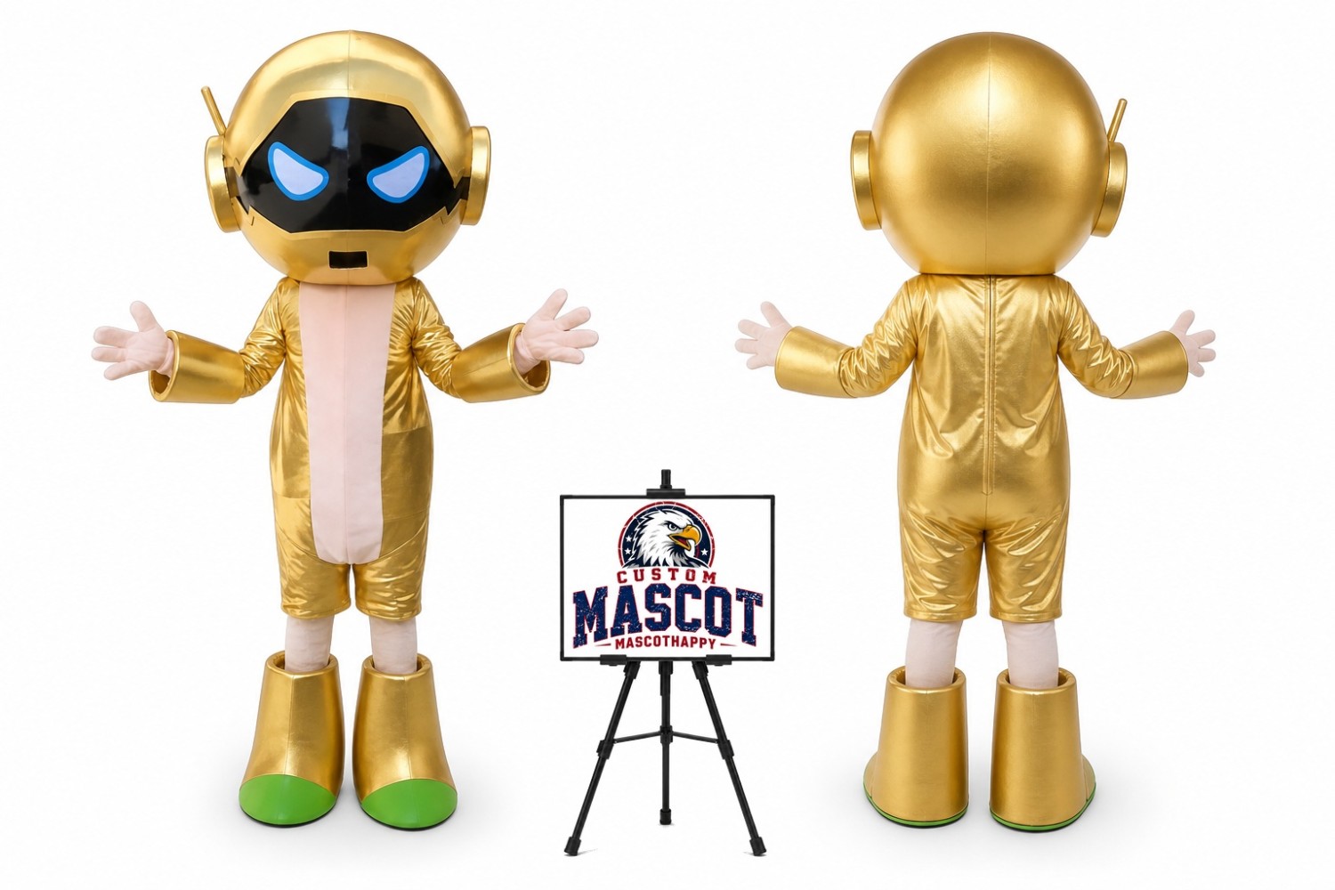 Cartoon Robot Mascot Costume Cartoon Robot Mascot Costume